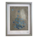 Arthur luiz piza, sans titre, c 1990. gravure à la gouge signée au crayon