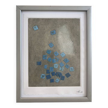 Arthur Luiz Piza, untitled, c. 1990. Engraving with a gouge signed in pencil.