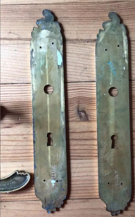 Door plates and door handles from the 70s