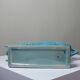 Bison Zsolnay in turquoise glazed earthenware, Hungary, 1940s-50s.