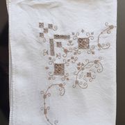 Hand-stitched antique nape and towels