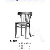 2 1930 Bistrot Thonet No. 429 chairs