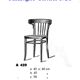 Chaises Thonet N°A 429  de 1930 bistrot
