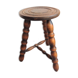 Tabouret tripode pieds
