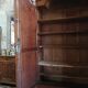 Cherry wood column wardrobe