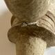 Pair of Arlus torchlight wall light in art deco plaster 1950