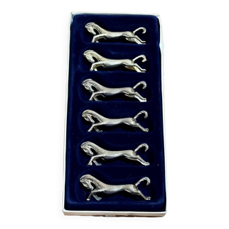 Set of 6 Horse knife rests