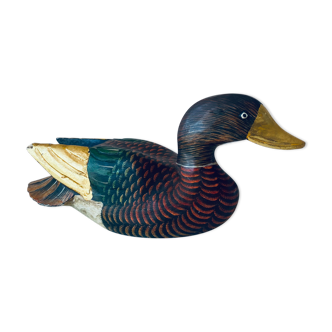 Decorative wooden duck