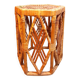 Bamboo and rattan side table 1960s