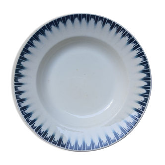 5 Badonviller soup plates Carthage series