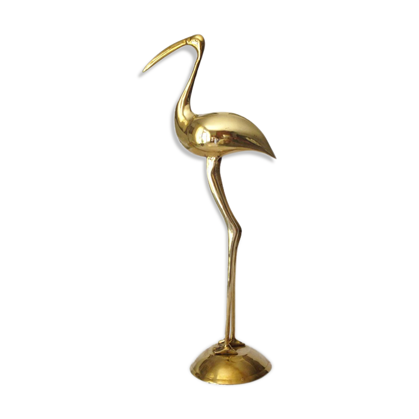 Flamant en laiton