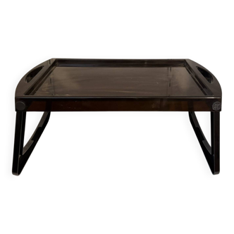 Vintage Brown Smoke Folding Tray Table