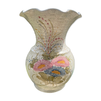 Potiche/ vase artisanale vintage