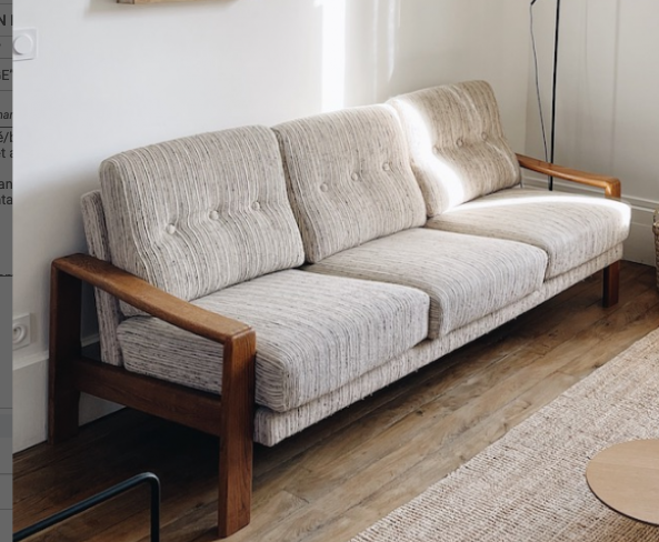 Vintage sofa "3 places"