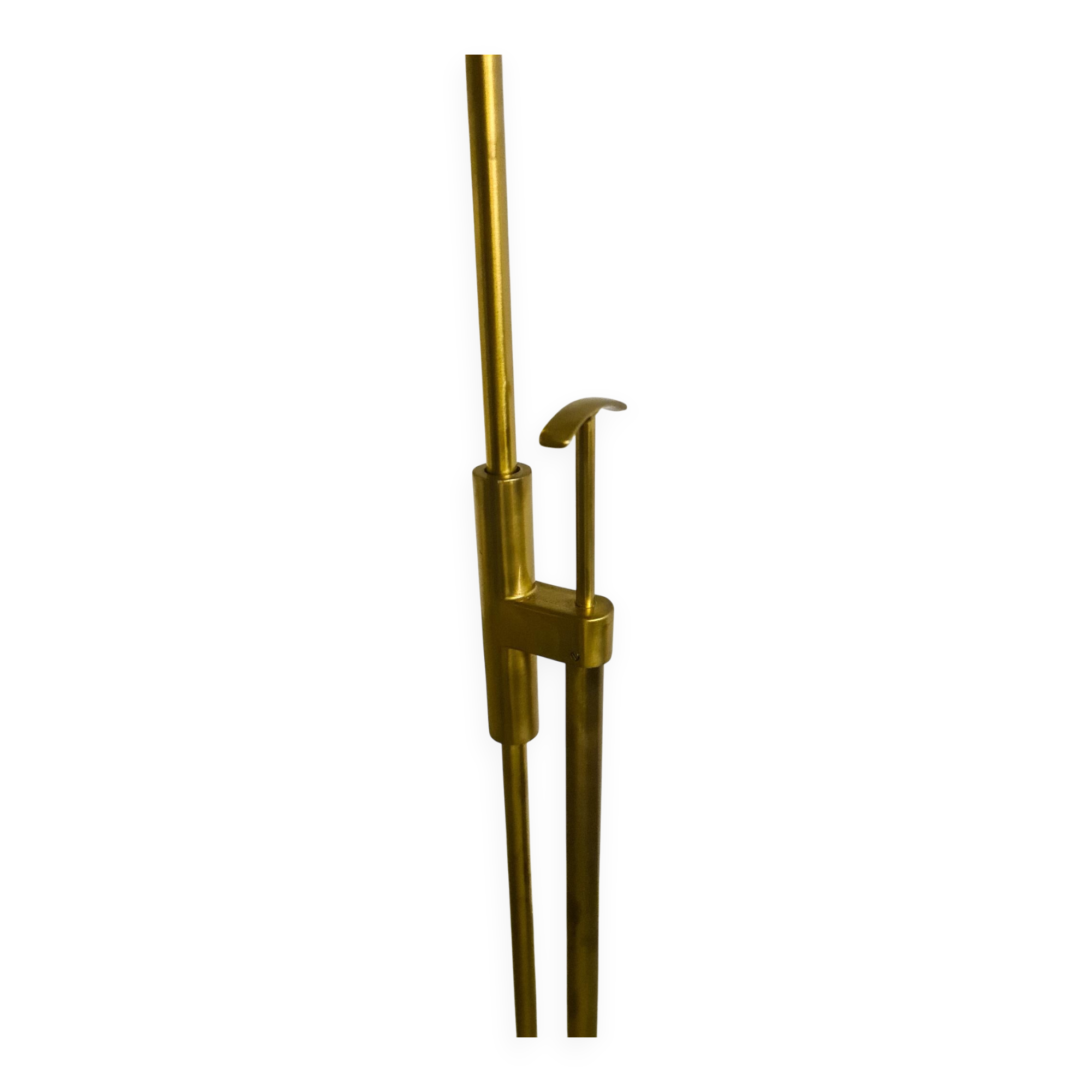 Mid-century brass floor lamp by Falkenbergs Belysning, Sweden, 1960s.