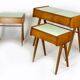Restored Mid-Century Nightstands & Dressing Table, Czechoslovakia, 1960s