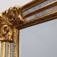 Mid-century rectangular gilt Mirror by Deknudt, Belgium 1980s