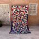 Colorful Boucherouite Moroccan rug - 141 x 254 cm