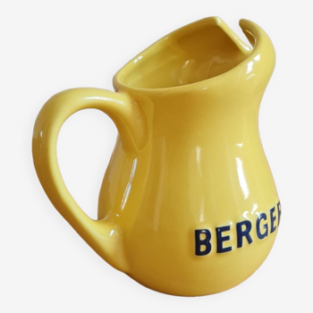 Earthenware advertising pitcher for Berger