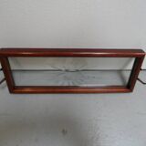 Vintage tray with glass