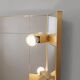 Miroir lumineux Sciolari Italie vers 1970