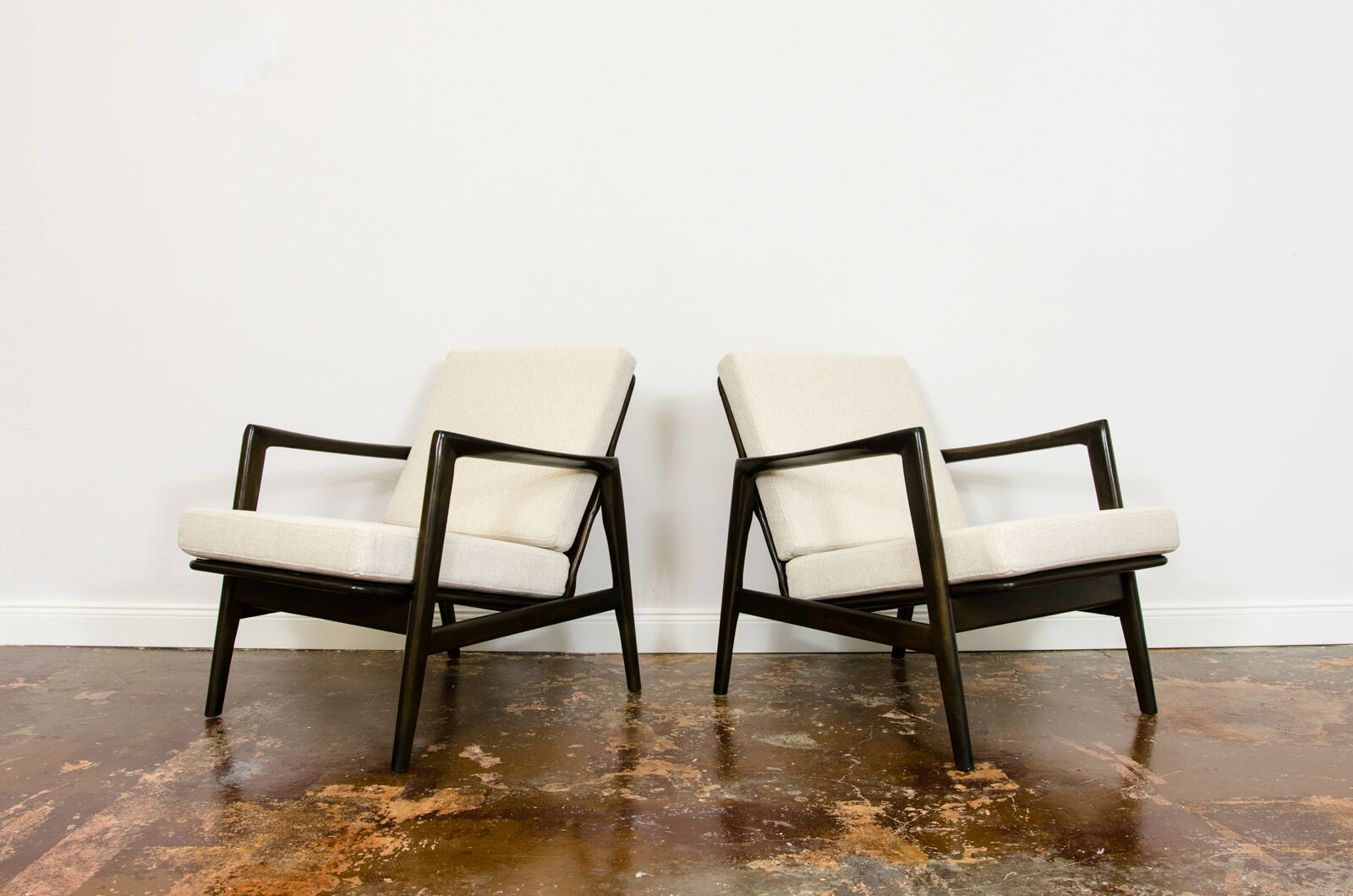 Pair Of Type 300 139 Armchairs 1960’s