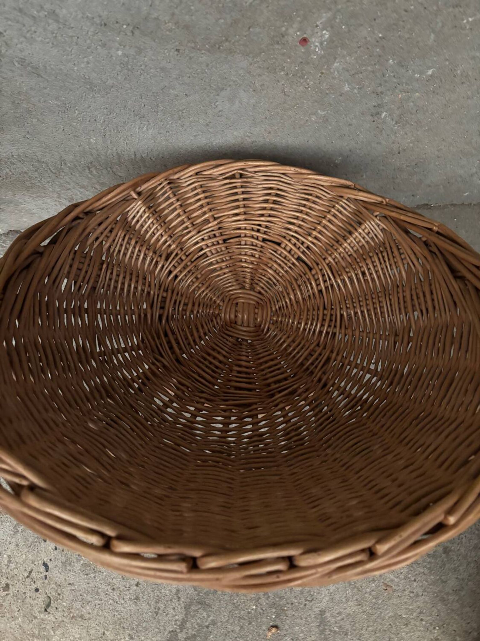 Vintage designer wicker children's armchair