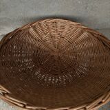 Fauteuil enfant en osier vintage design