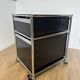 USM Haller mobile cabinet in Graphite Black