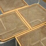 Set of 4 Cesca b32 model chairs in by Marcel Breuer Design