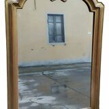 Gilded wood and pastiglia mirror, mid-19th century