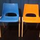 Set de 2 chaises vintage