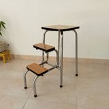 Vintage formica stepladder stool from the 70s/80s