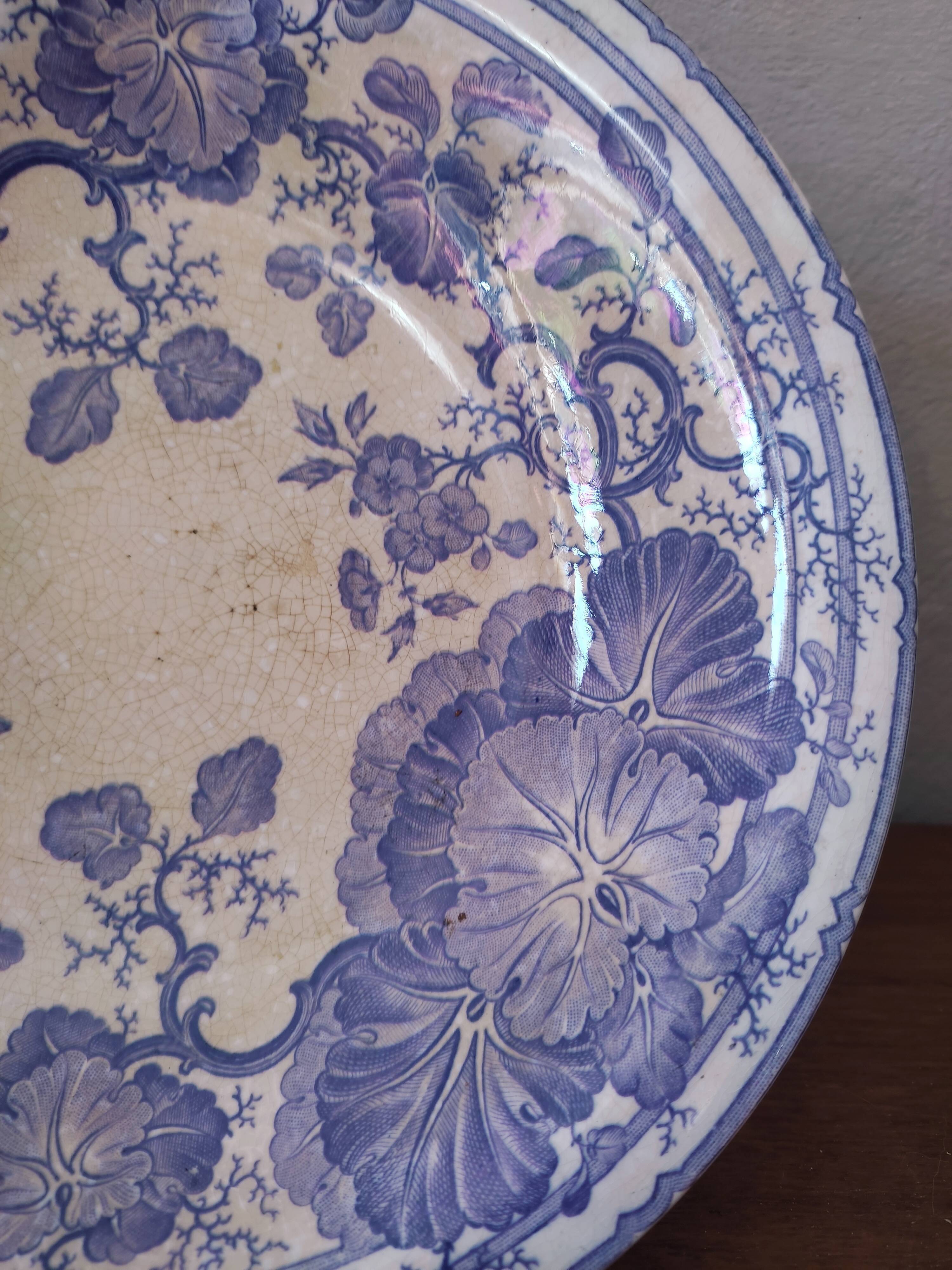 Old compotier by Sarreguemines