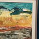 Original Swedish Oil on Panel - "Abstract Landscape" by Ragnar Godin - Dated 1968 - Framed
