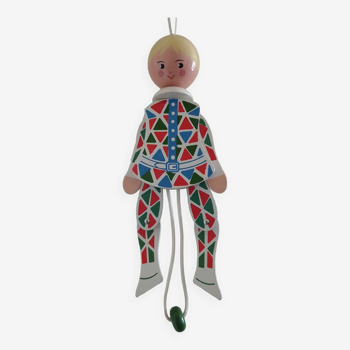 Wooden articulated puppet