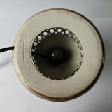 Openwork ceramic lamp by Jean Chatoney, double lighting, 70s