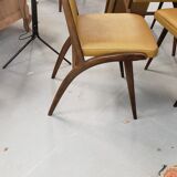 Set of 6 vintage Scandinavian chairs 50/60