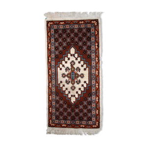 Tapis vintage marocain berber fait main 81cm x 170cm 1970s, 1c629
