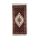 Moroccan vintage carpet berber handmade 81cm x 170cm 1970s, 1c629