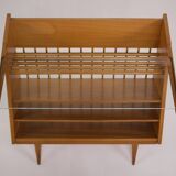 Table d’appoint porte-revues “compas” moderniste