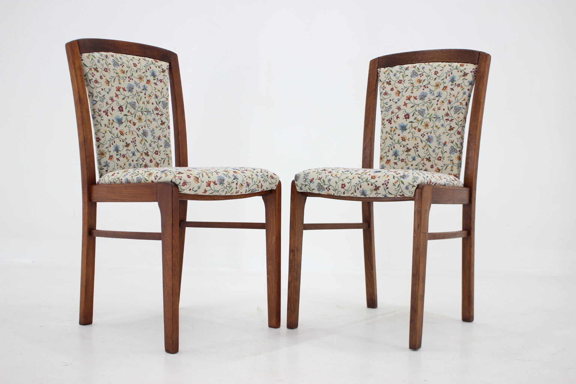 1950s Set of Four Beech Dining Chair ,Czechoslovakia