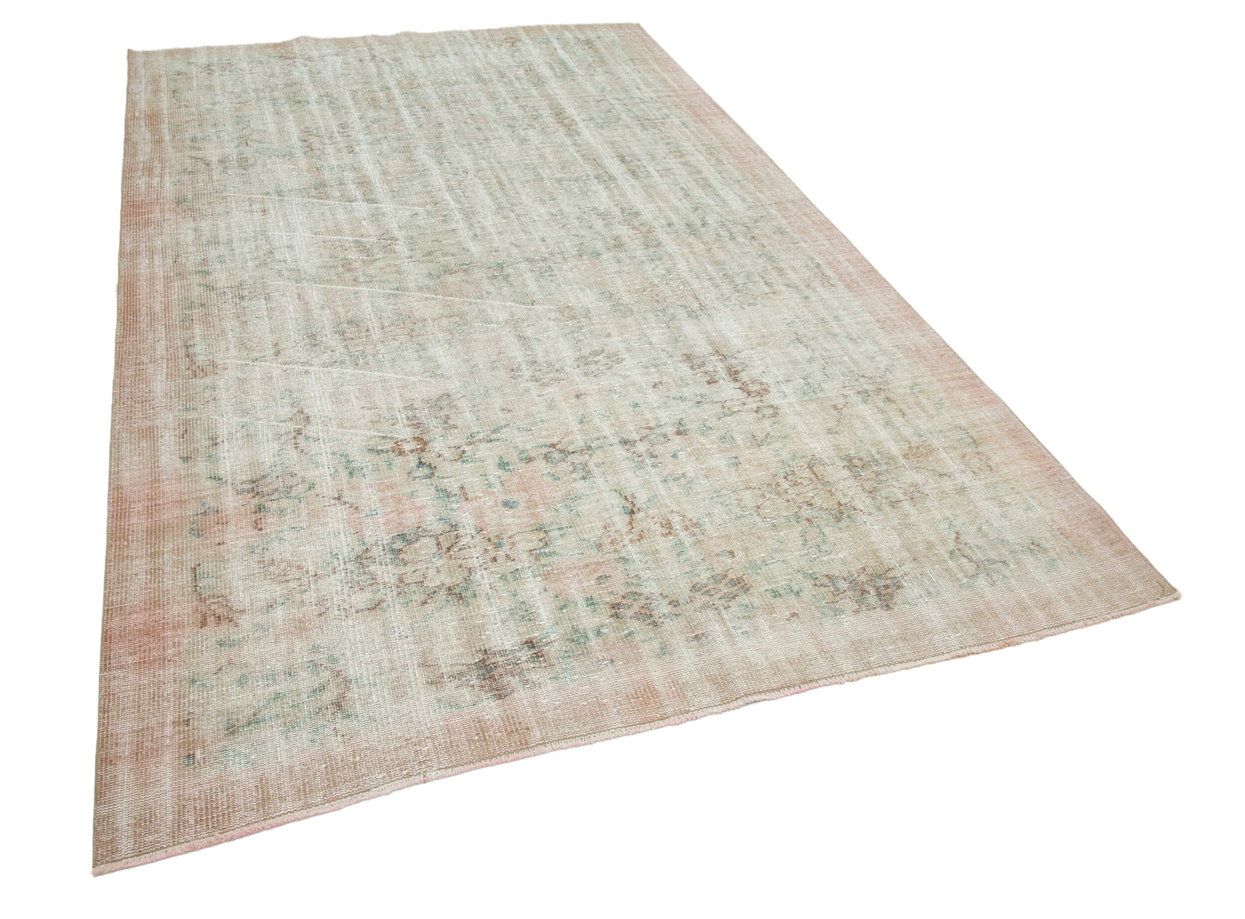 Hand-Knotted Unique Turkish Beige Rug 176 cm x 280 cm - 24964