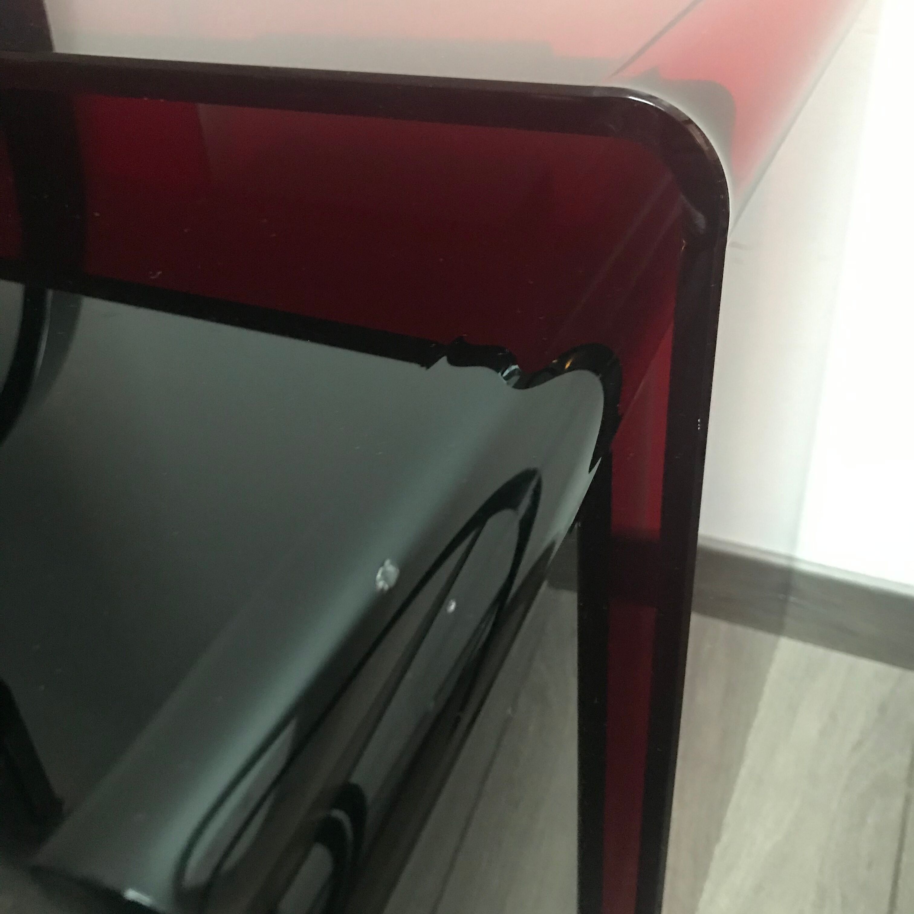 Lot of 2 tables gigognes in Plexiglas