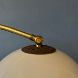 Vintage Dijkstra double arc mushroom floor lamp