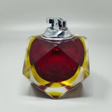 1960s Stunning Table Lighter in Murano Sommerso Glass By Flavio Poli for Se