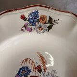 21 old Sarreguemines soup plates