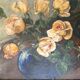 Painting, still life, flower, roses bouquet