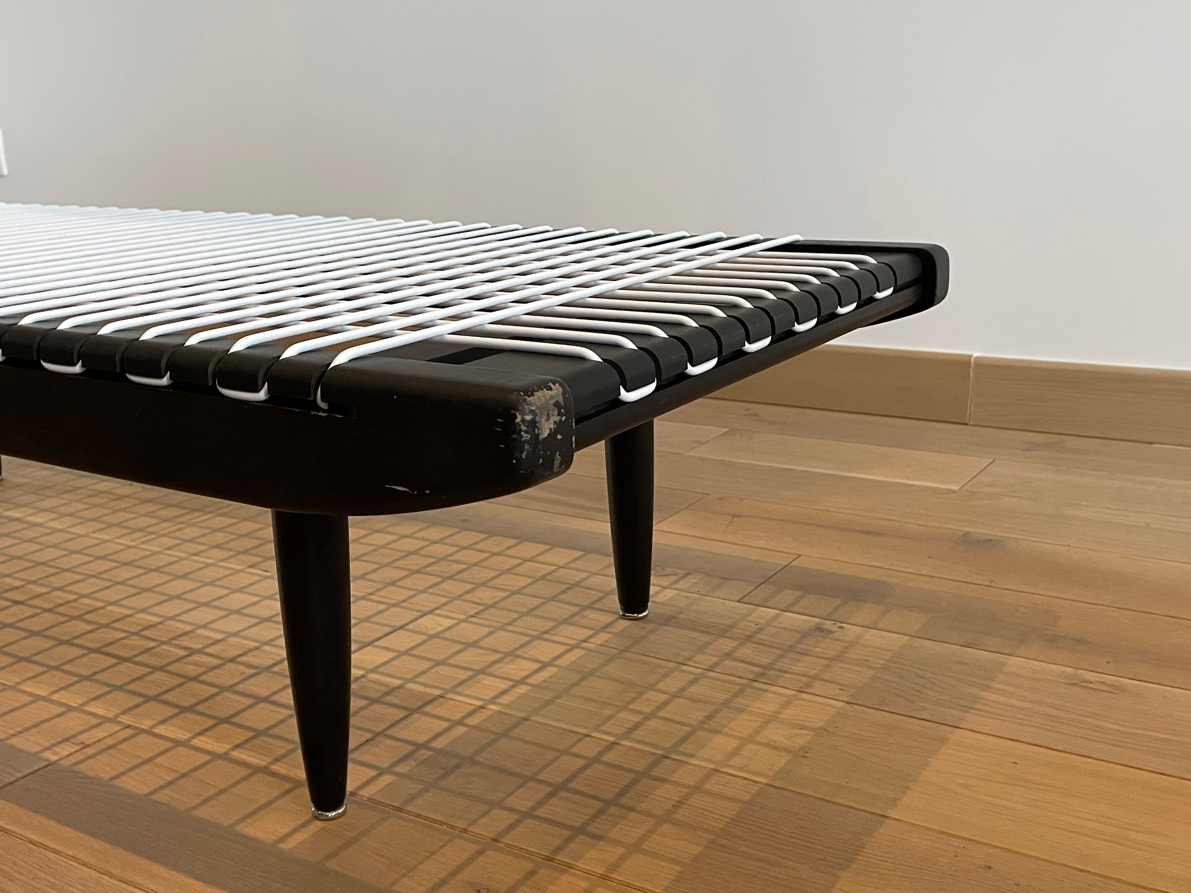 Black lacquered coffee table by Georges Tigien,1960s