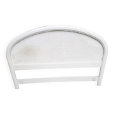 Wooden and cane headboard